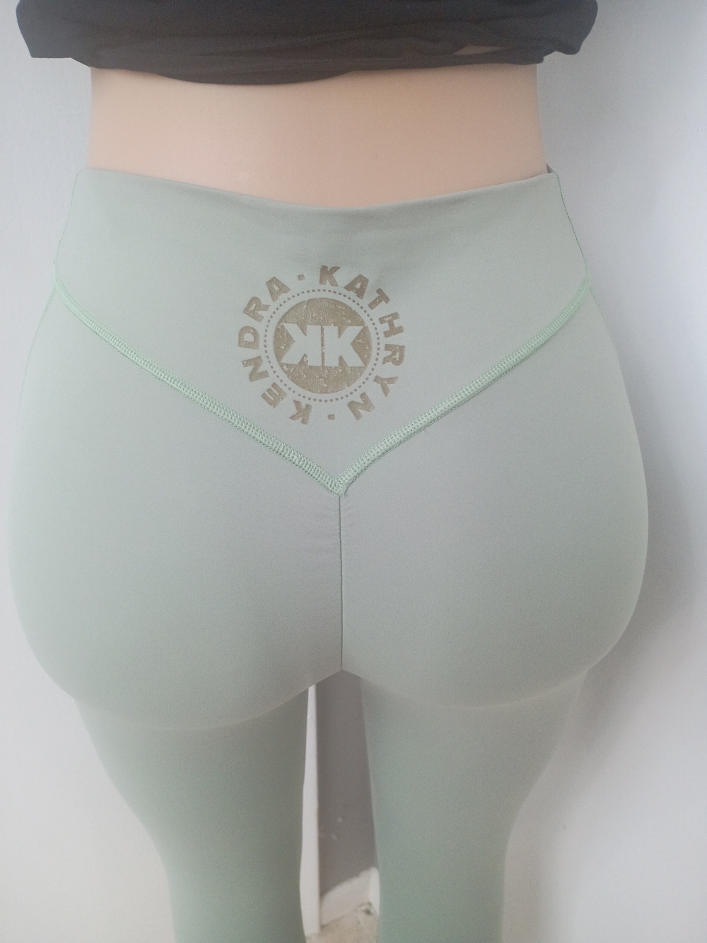 Gymshark Sage Green High-Waist Sculpt Leggings - Picture 6 of 8